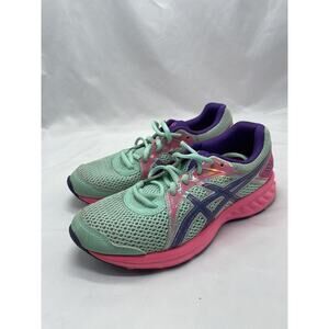Asics Womens 1014A185 Girls‎ Pink/Purple/Mint Green US Size 5